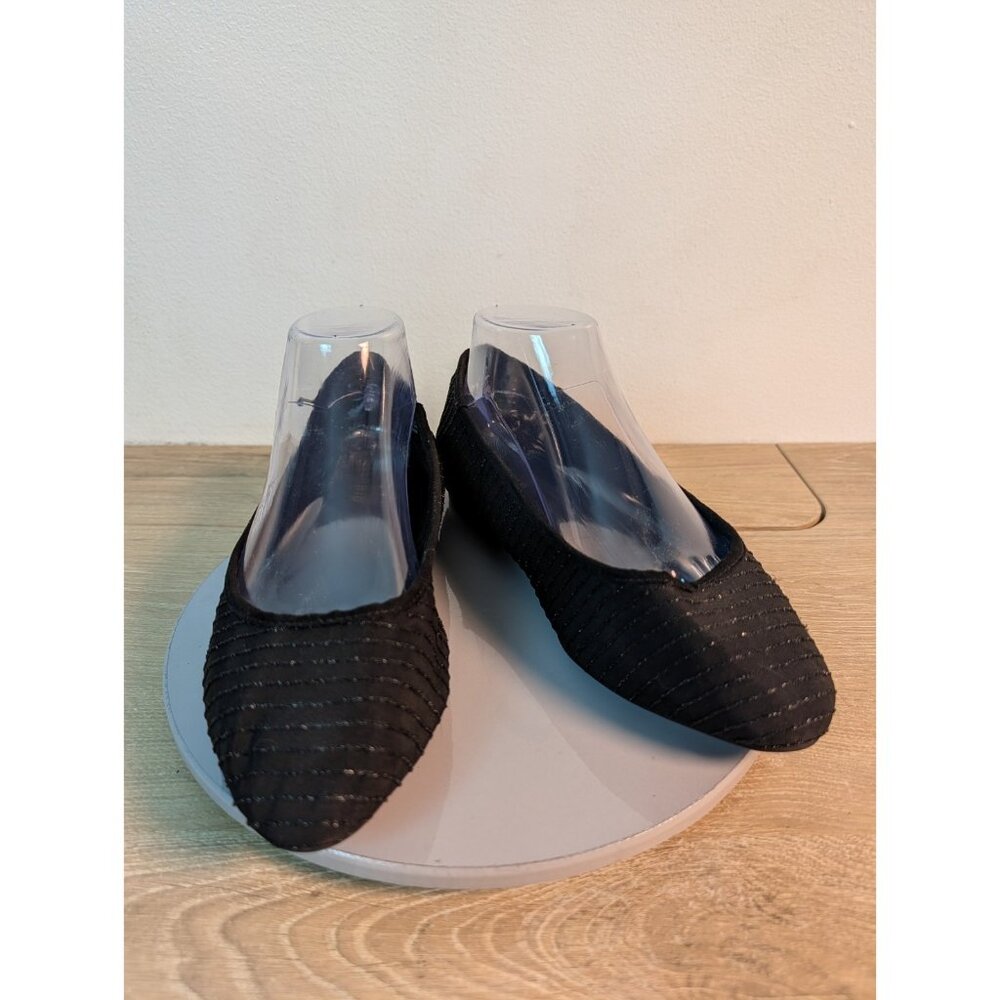 Torrid Shoes Womens 8 Wide Textured Ballet Flats Pointed Toe Casual Slip On